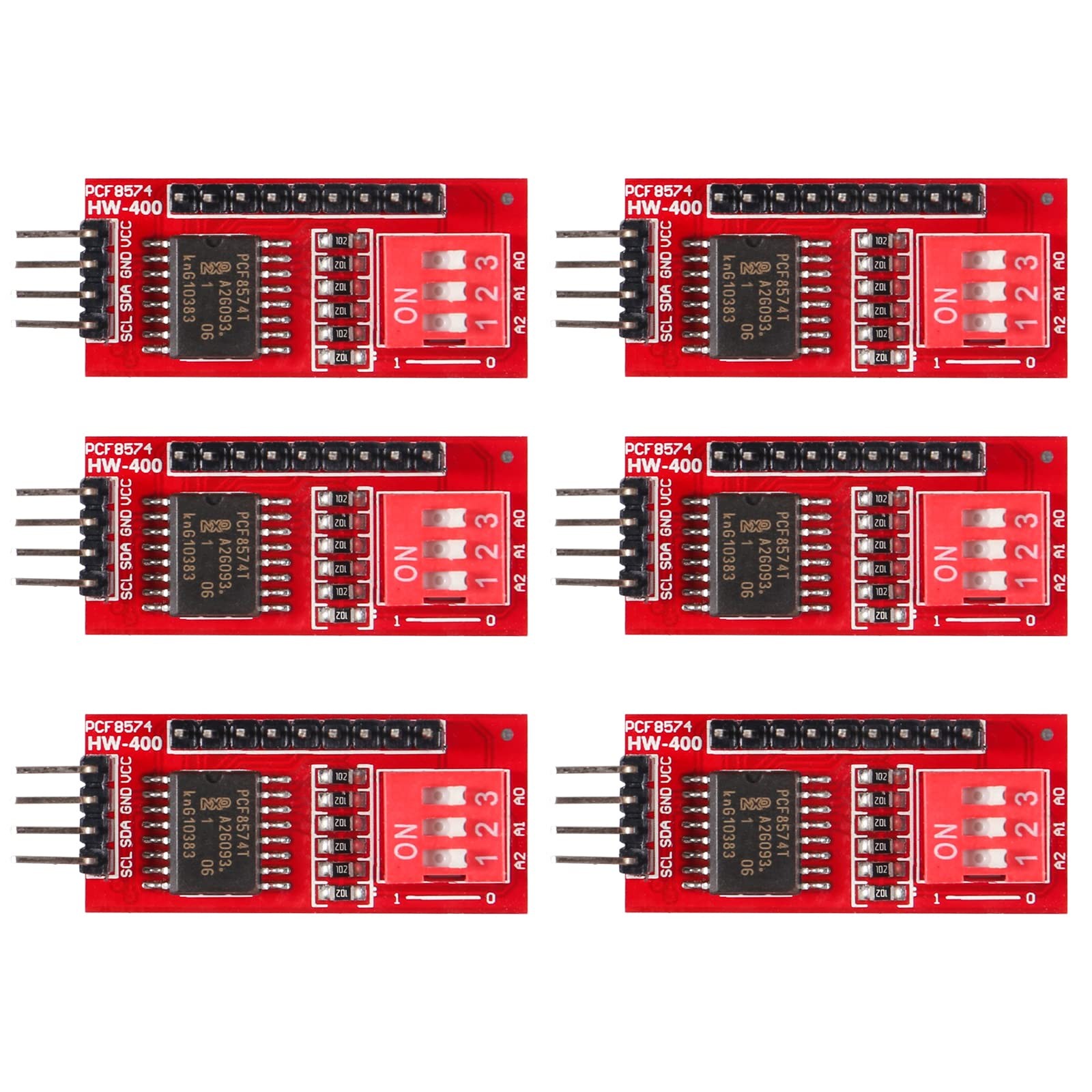 6 PCS PCF8574 PCF8574T IO Expansion Board Expander I2C IIC Port Interface Kit