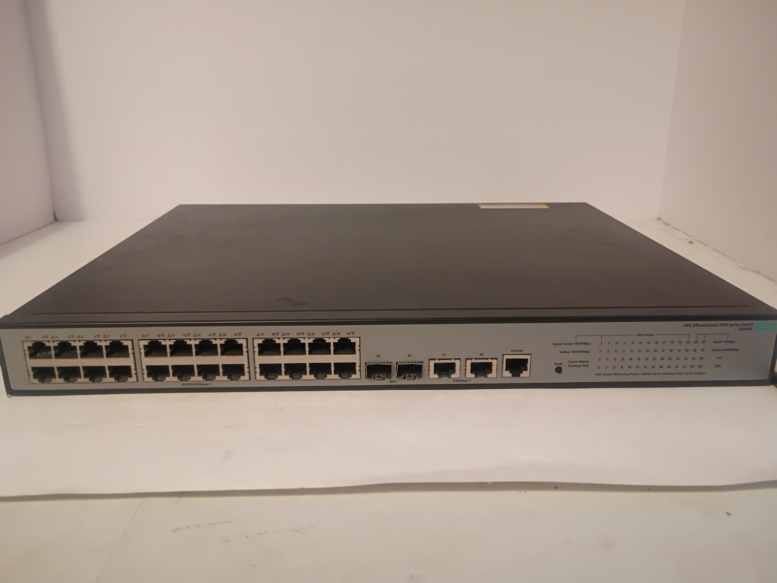 JG962A HPE Switch OfficeConnect 1950 24G 2SFP+ 2XGT PoE+ 370W