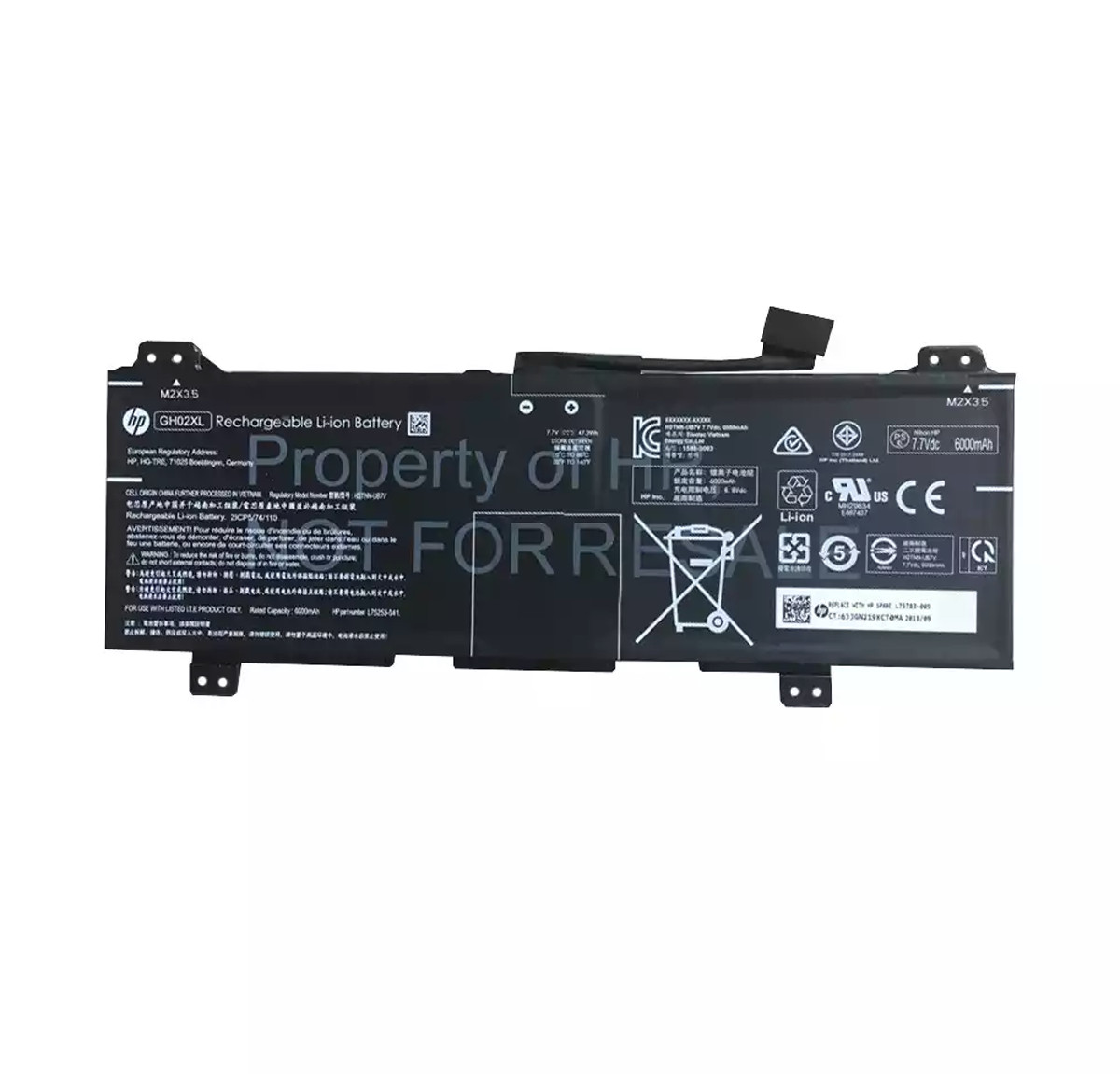 2026 Genuine Battery GH02XL For HP Chromebook 11 G6 G7 14 14A-NA X360 11-AE 14A