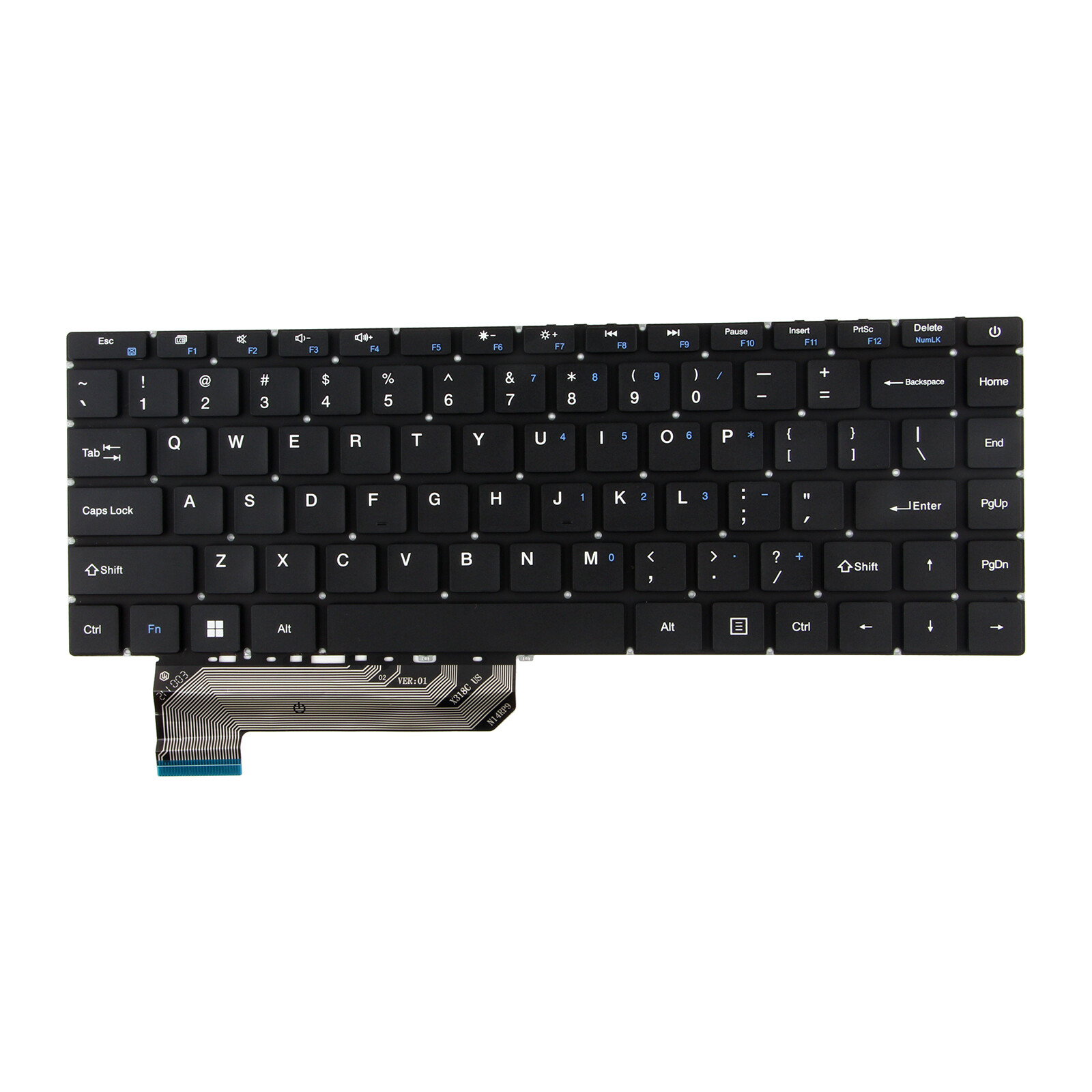 Non-Backlight US Keyboard For Gateway GWTN141-2 GWTN141-3 GWTN141-4 GWTN141-10