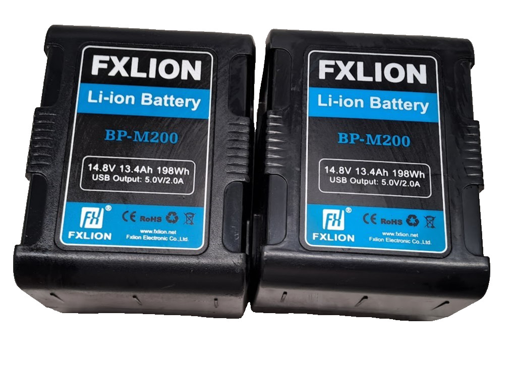 2X FXLION LI-ION BATTERY BP-M200 198WH