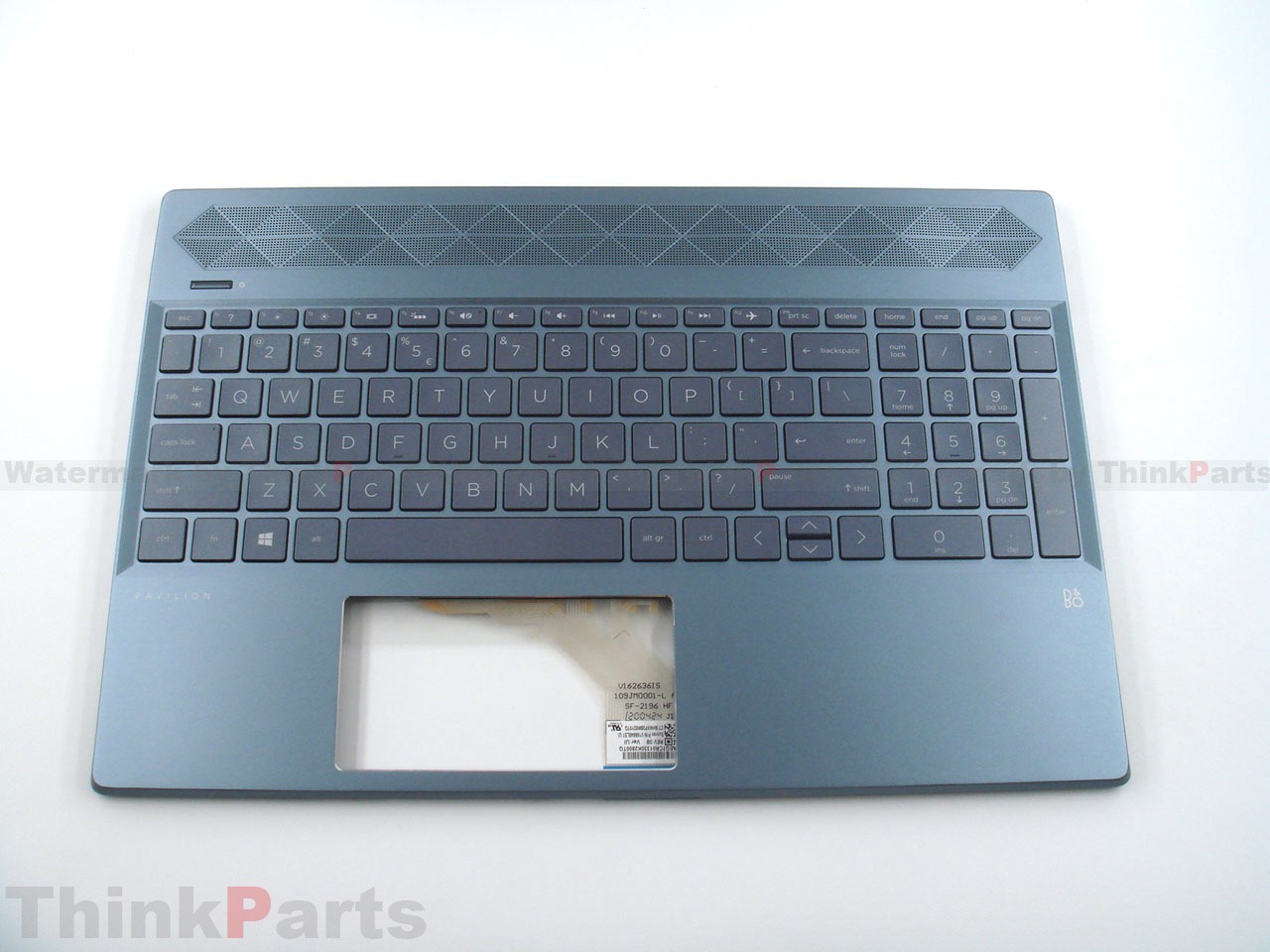 New/Orig HP Pavilion 15-CS 15-CW 15.6" Palmrest Bezel US BL Keyboard Fog Blue