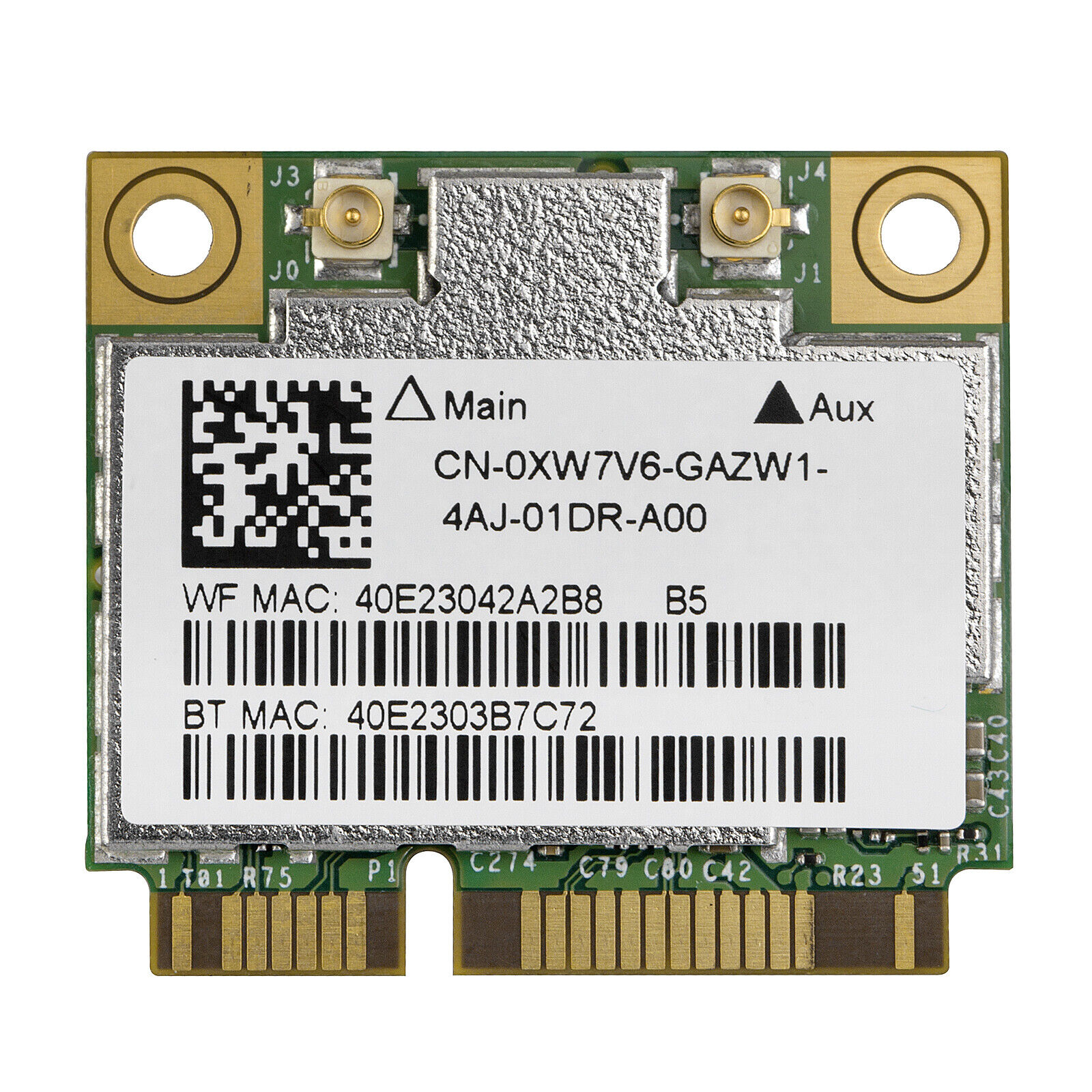 Dell Alienware AzureWave Broadcom BCM94352 802.11ac 867Mbps WLAN + BT4.0 0XW7V6