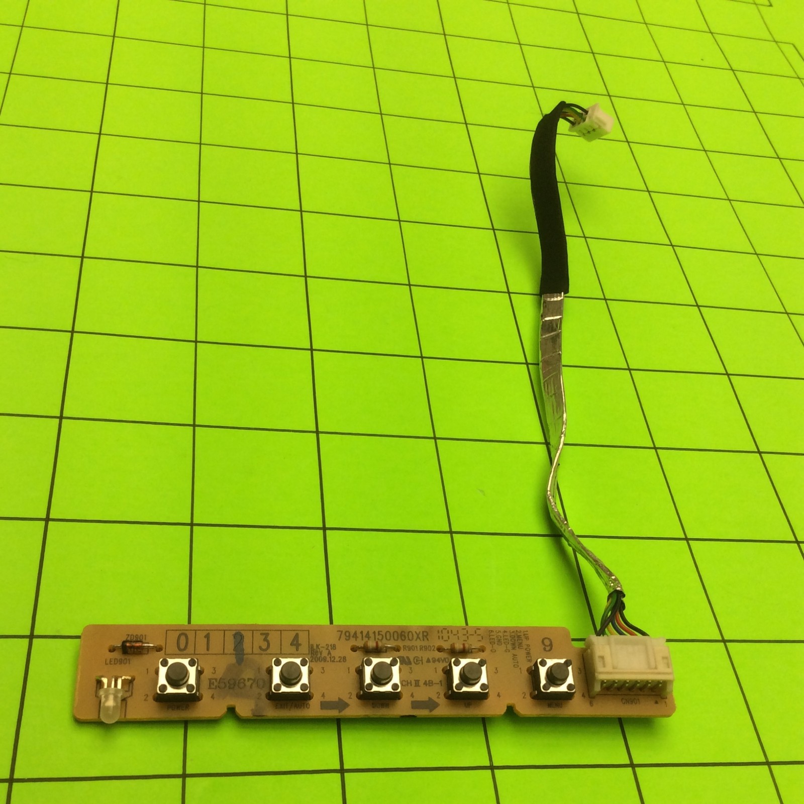 Hannspree HSG1108 HF235DPB Monitor 5 Buttons Key Button Board 79414150060XR