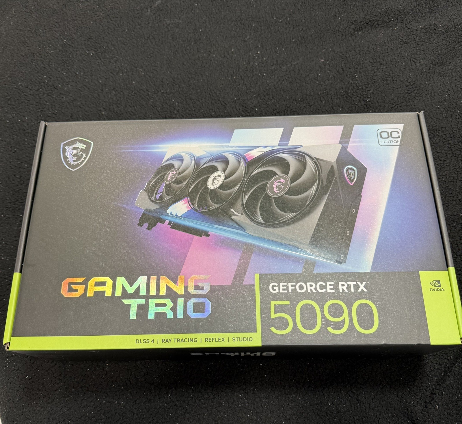 MSI GeForce RTX 5090 Gaming Trio 32GB OC GDDR7 PCI Express 5.0 Graphics Card