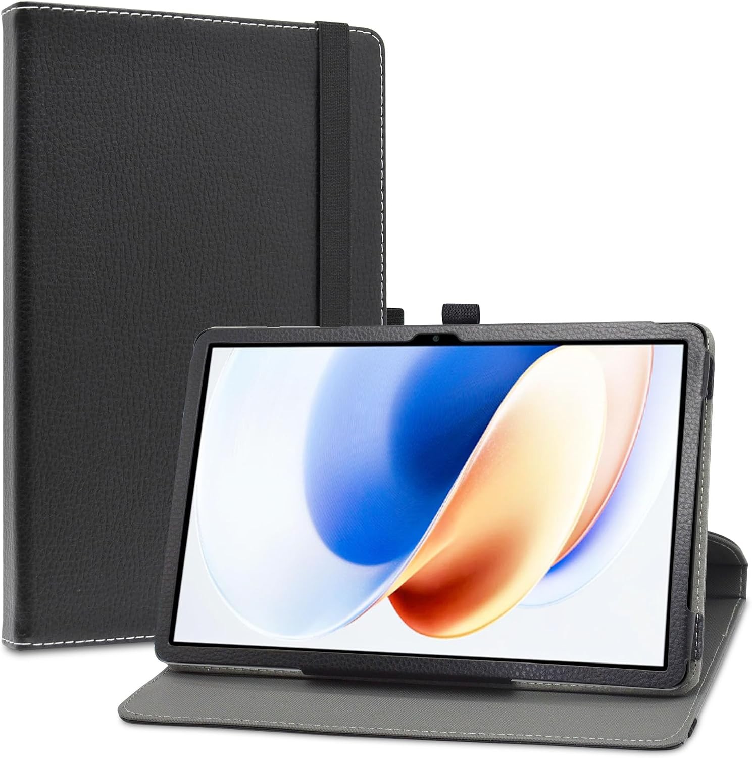 360 Degree Rotation Stand Case for 11 Inch DOOGEE T30E/UMIDIGI G9 Tab, Black