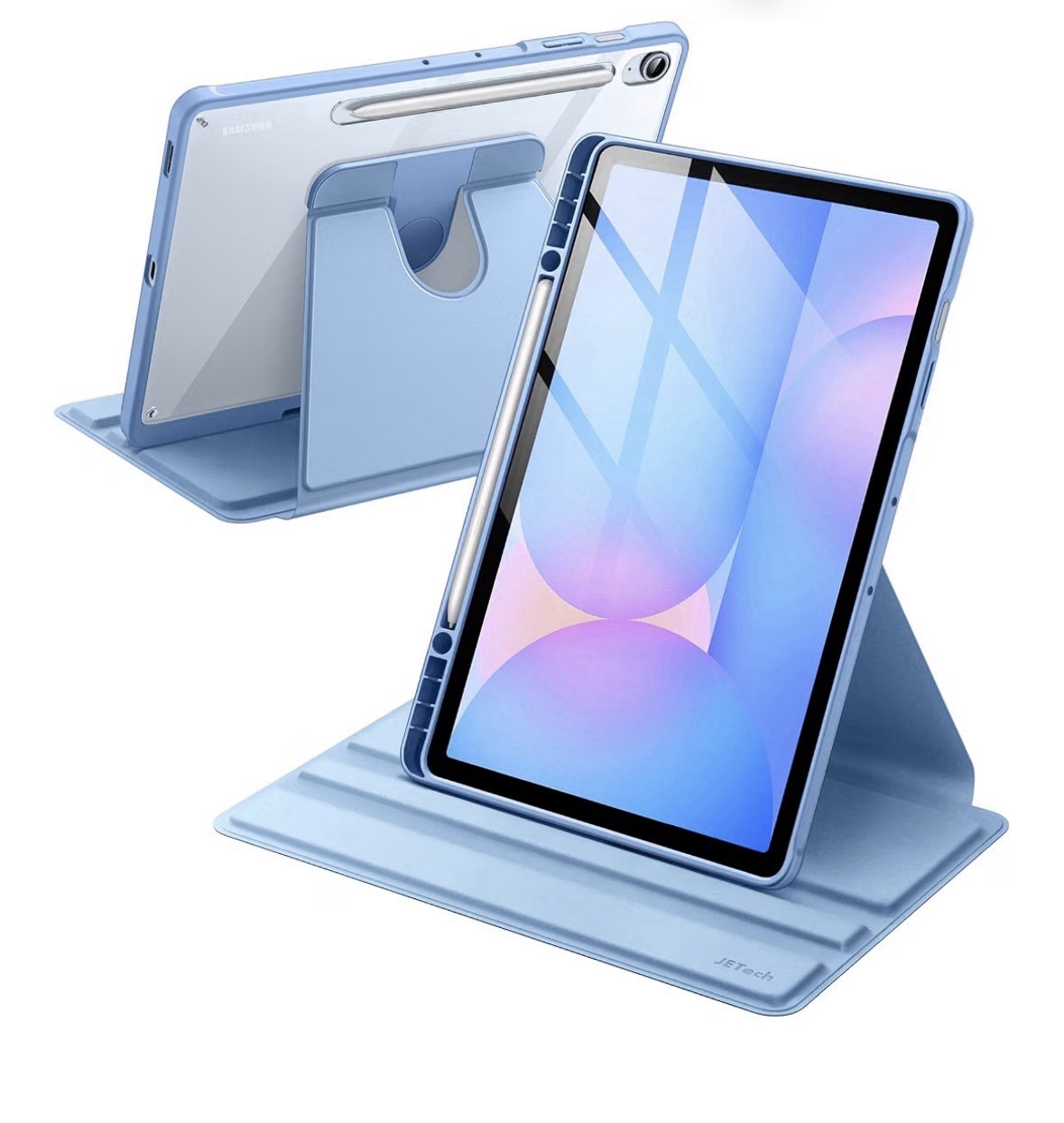 Rotating Case for Samsung Galaxy Tab S10 FE Plus 13.1", Auto Wake/Sleep