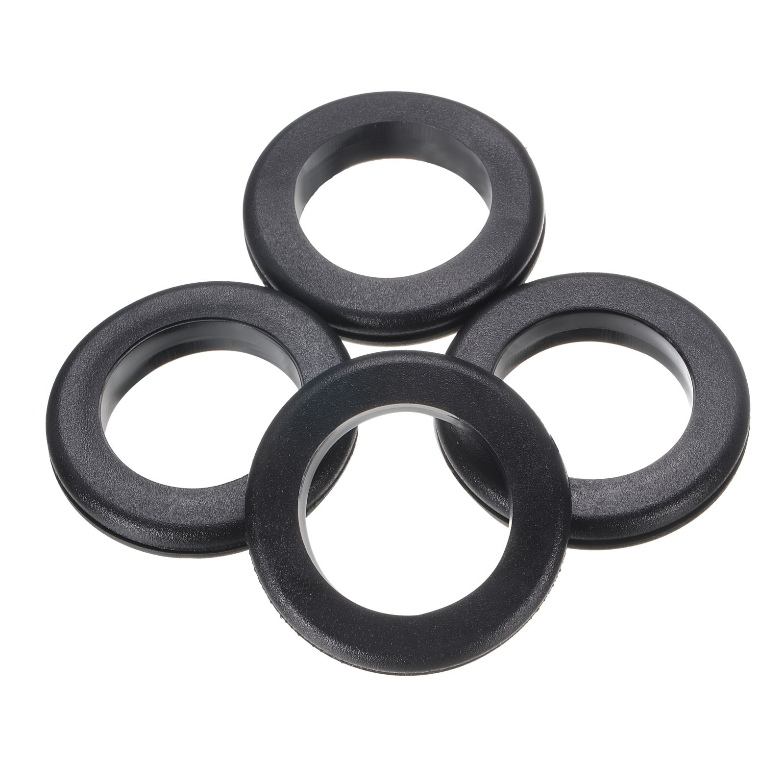 4Pcs, 40x50mm Rubber Grommets, Firewall Grommet Automotive for Wiring, Black