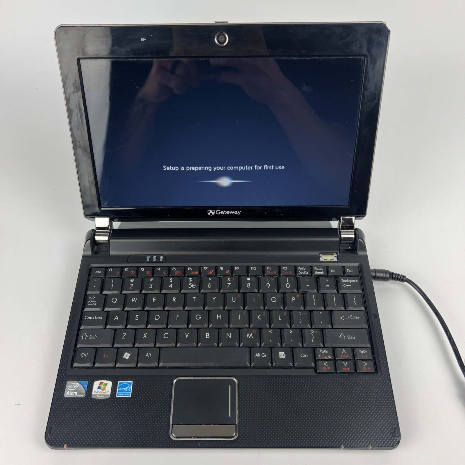 Gateway KAV60 10" Netbook Intel N270 1GB RAM 160GB HDD Win7 Needs Battery
