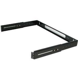 10 Pack of 1U Hinged Extendable Wall Mount Bracket, Max 13.5" Depth