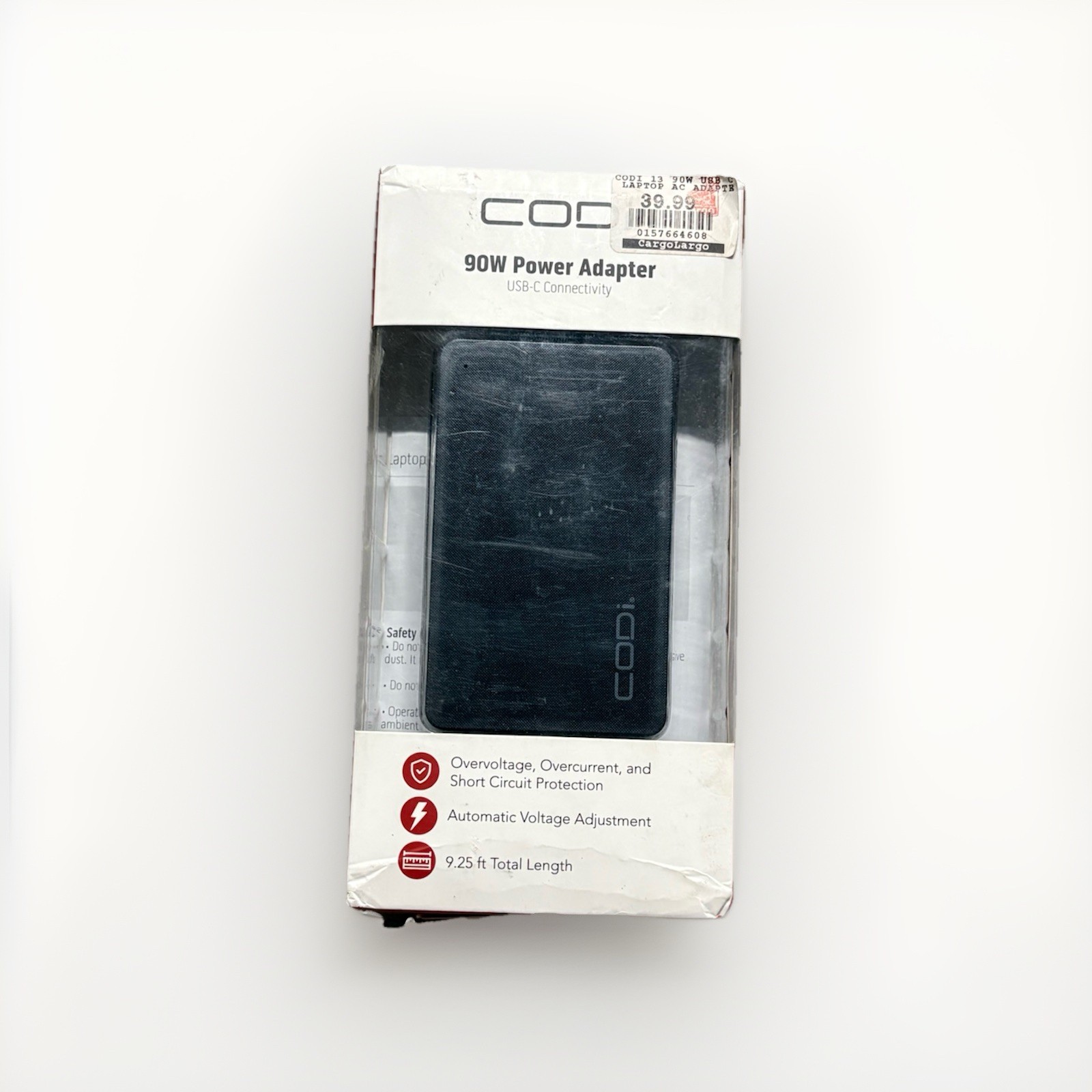 Codi 90W Power Adapter USB-C Connectivity