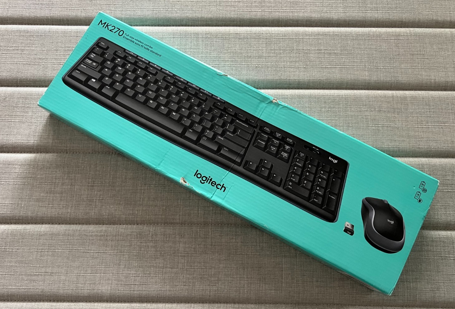 Logitech MK270 Full Size Wireless Combo Keyboard Mouse for Windows Chrome OS