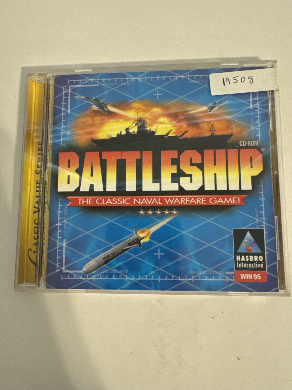  Hasbro Interactive * Battleship PC Game CD-ROM