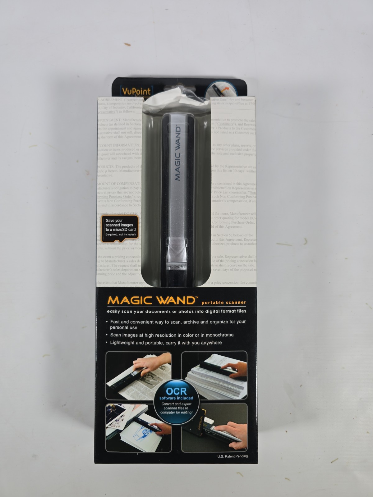  VuPoint Magic Wand Portable Handheld Scanner