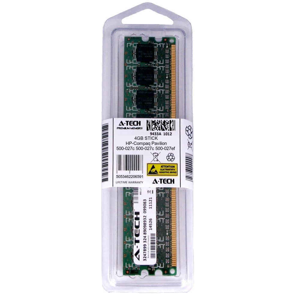4GB DIMM HP Compaq Pavilion 500-027c 500-027ef 500-037c 500-039 Ram Memory