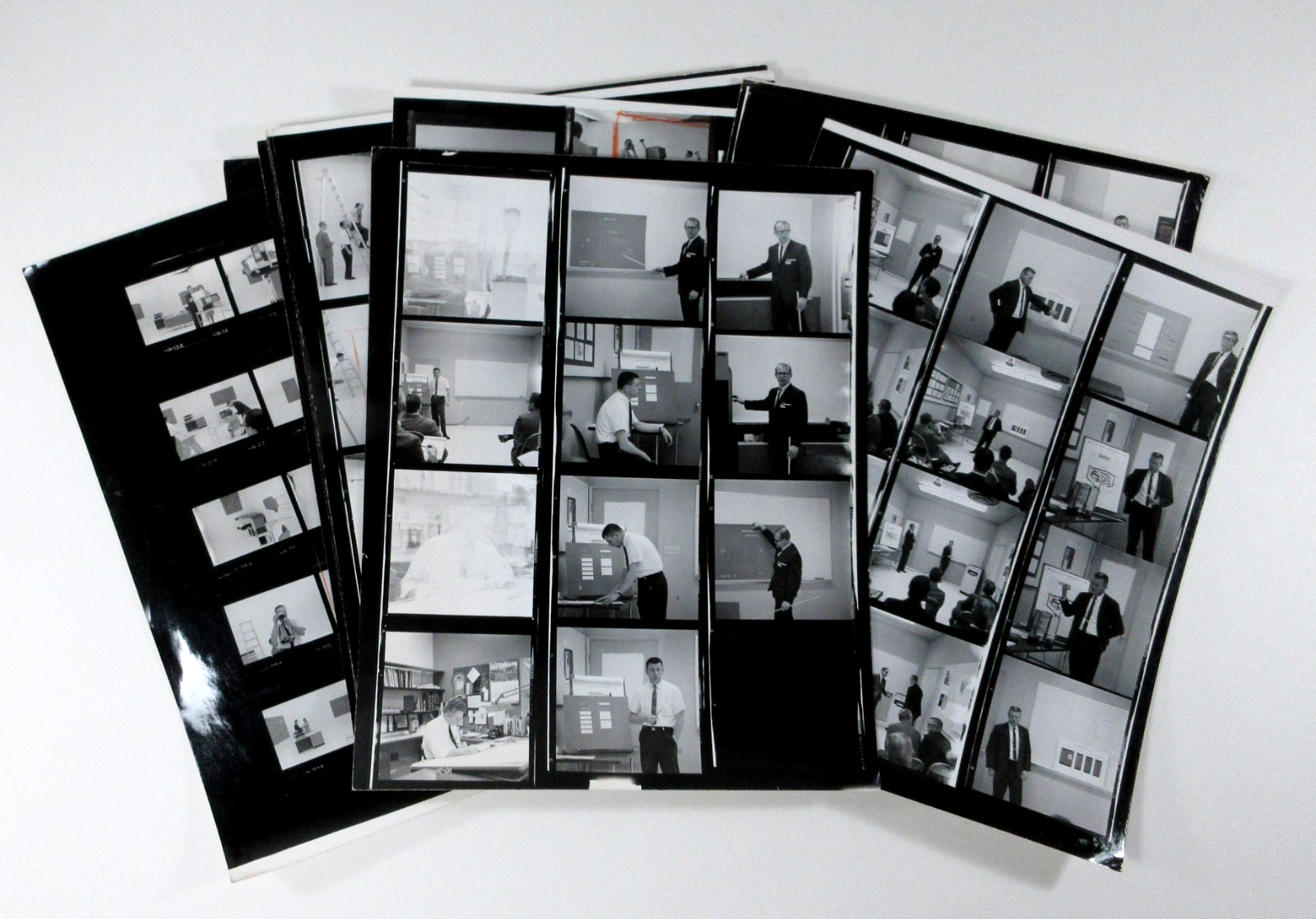 Vintage IBM 1311 Computer Presentation Photo Sheets Digital Imaging Marketing