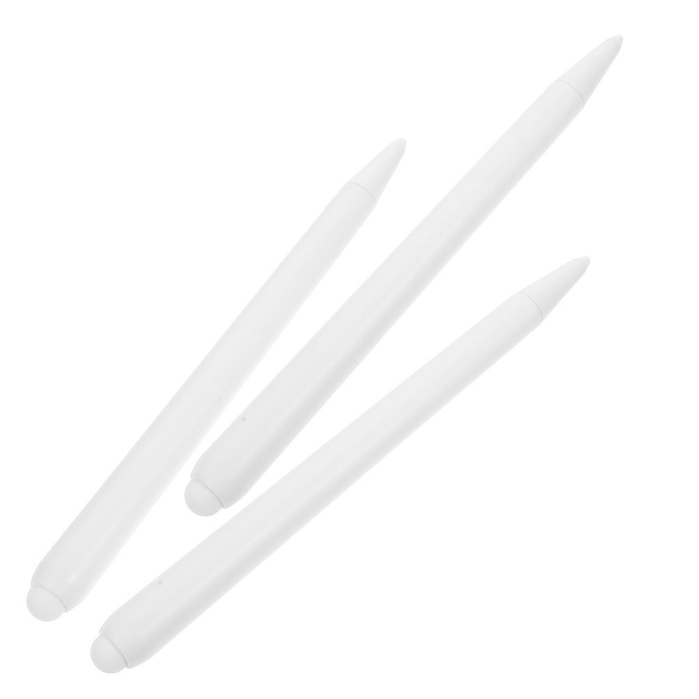 3Pcs Sensitive White ABS Stylus Pen Set Capacitive Pen for Home
