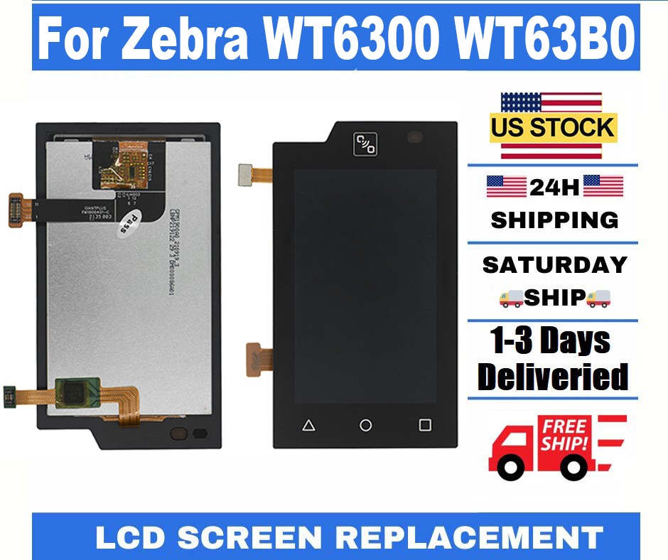 US LCD Display with Digitizer Touch screen for Zebra WT6300 WT63B0 Scanner STOCK