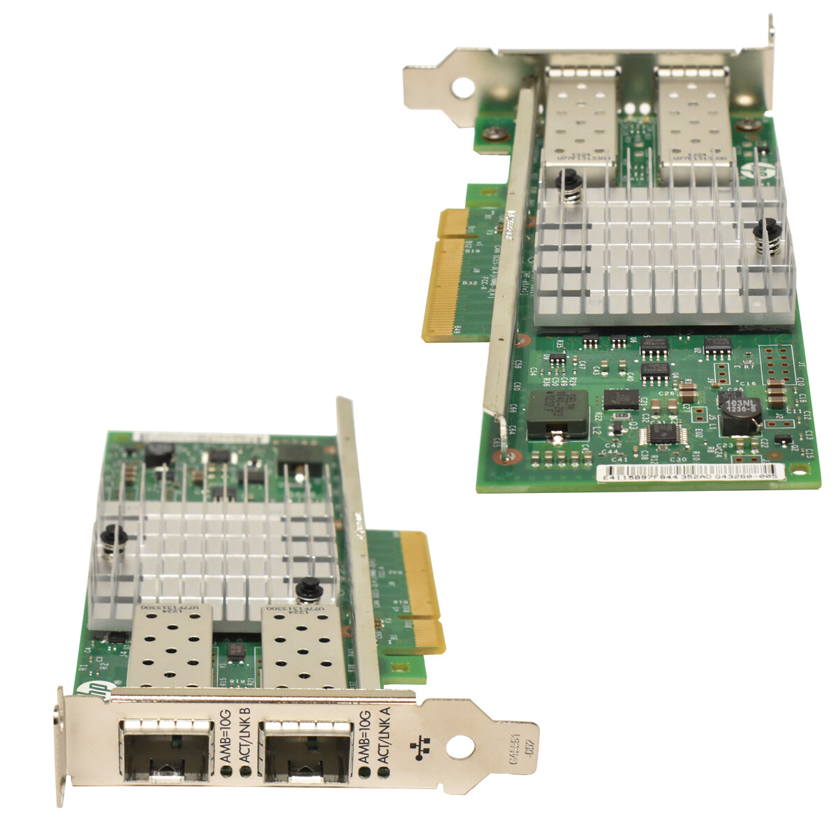 HP 560SFP+ Dual Port 10GbE PCI-E x8 Converged Network Adapter 669279-001 LP