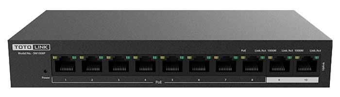 Luxul SW-100-08P 8-Port PoE+ Compact Gigabit Network Switch – New