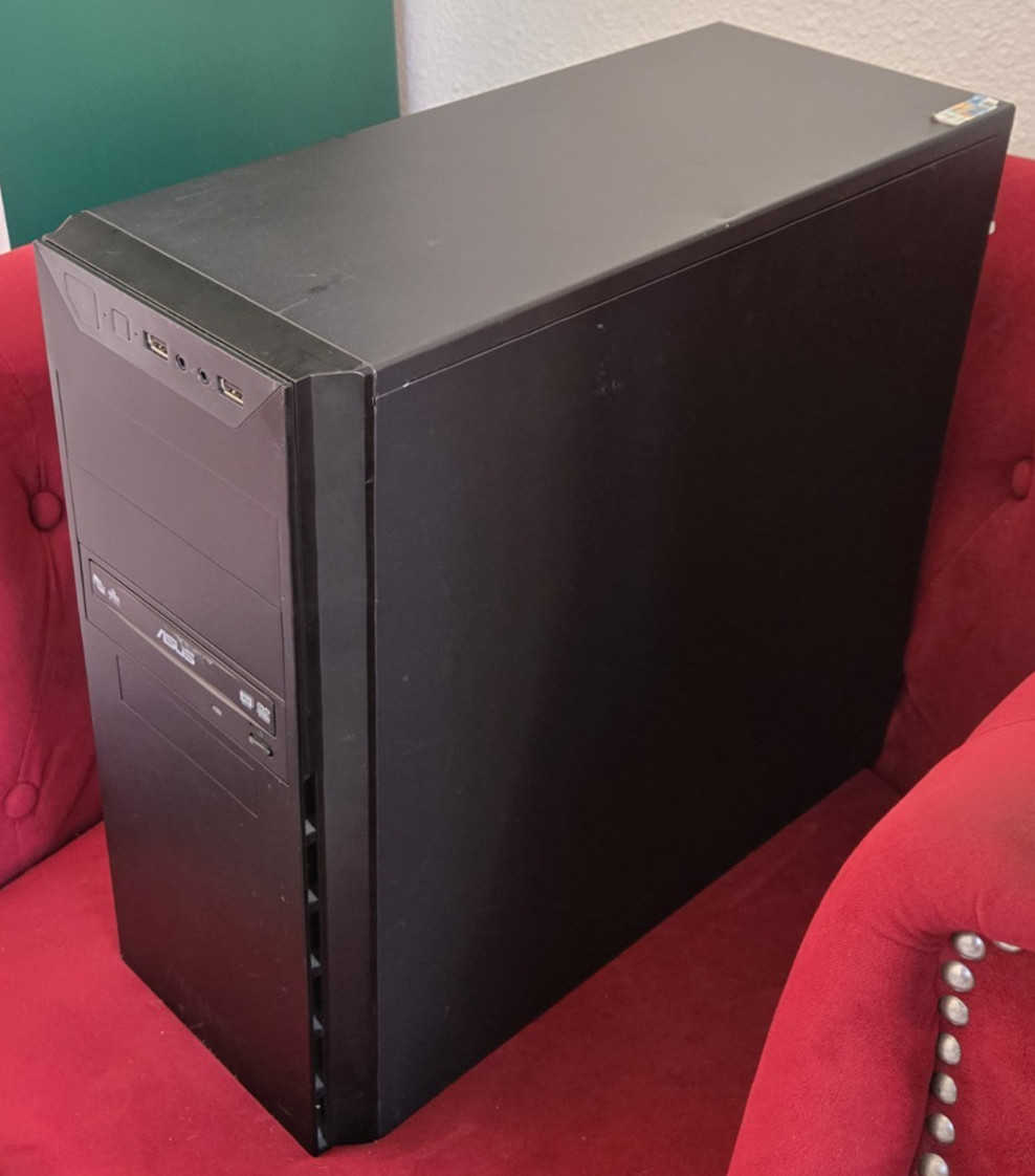 Desktop PC -ANTEC- ASROCK MOBO H97M with i5-4670K CPU, 8GB RAM, 200+250GB HDDs