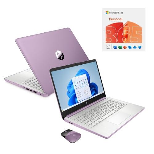 Open Box: HP 14  HD Touchscreen Notebook Intel N150 4GB RAM 128GB SSD Winter Lav