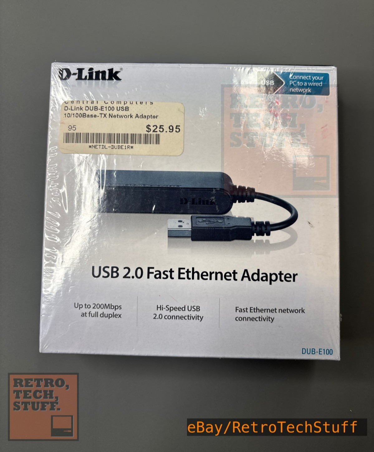 D-Link DUB-E100 USB 2.0 Fast Ethernet Adapter (SEALED - BRAND NEW)