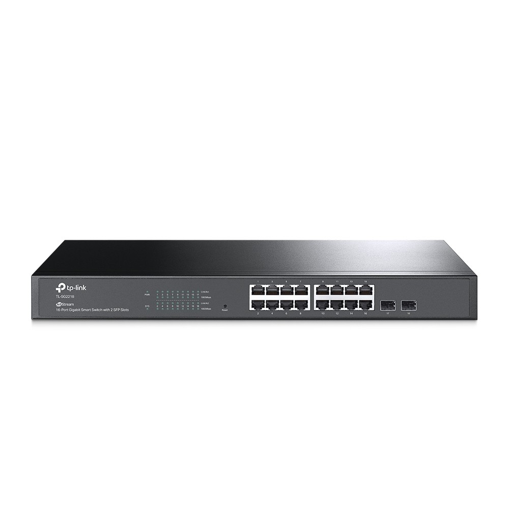 TP-Link USA Corporation SG2218 Jetstream 16-Port Gigabit Smart Switch 2 Sfp