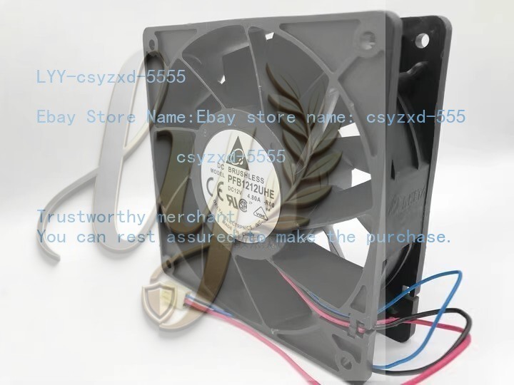 Delta PFB1212UHE-R00 DC12V 4.8A 12CM 3-Pin Inverter Cooling Fan