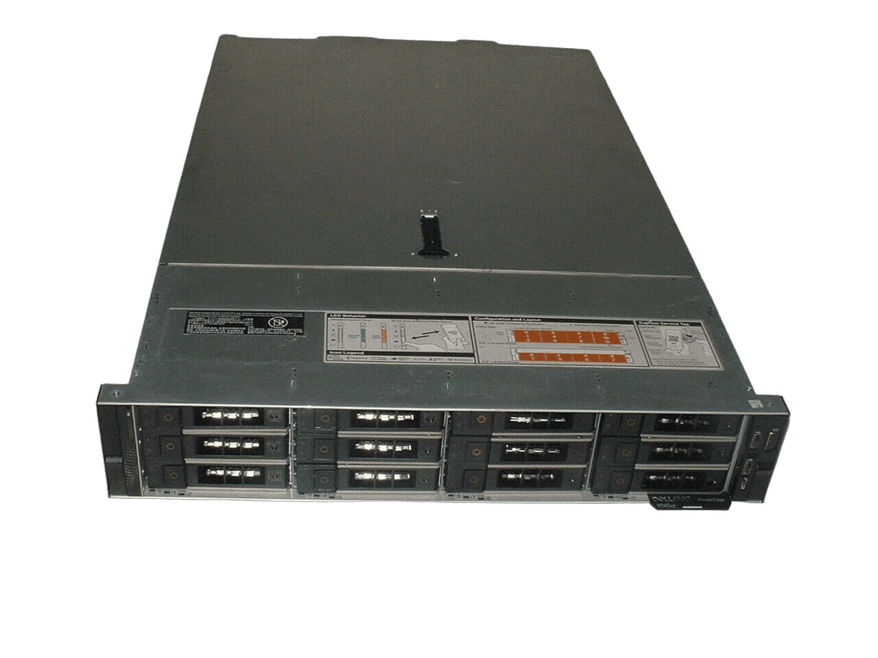 Dell PowerEdge R740xd 12LFF 2x Gold 6148 2.4GHz 128gb H730p 12x Trays 2x 1100w