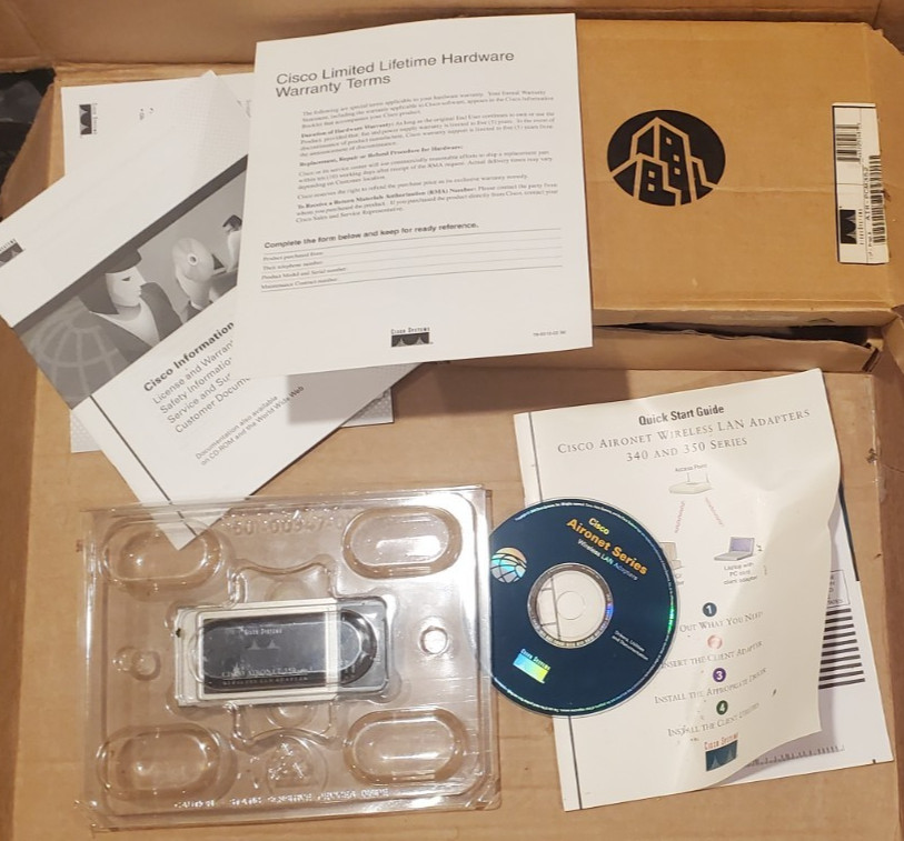 Cisco Systems Aironet 350 Series PCM352 Wireless LAN Adapter