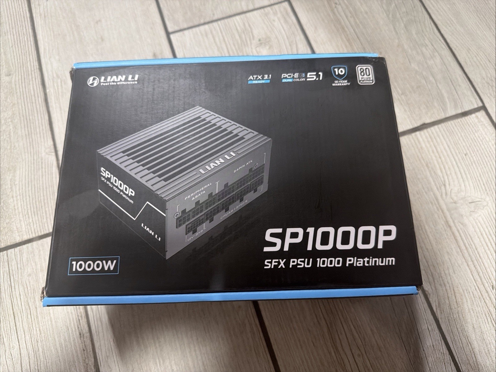 Lian Li SP 1000W Full Modular Power Supply with 12V-2x6 Cable SP1000P.B Black