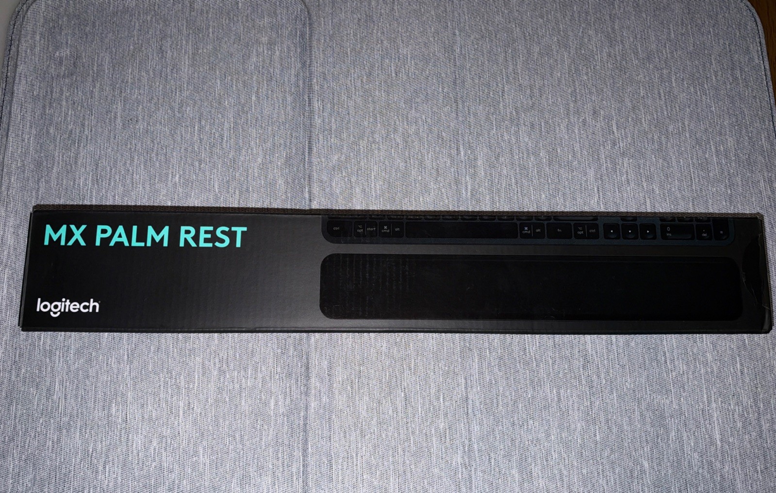 Logitech Foam Palm Rest for MX Keys, Black, Stain-resistant, Ergonomic Support