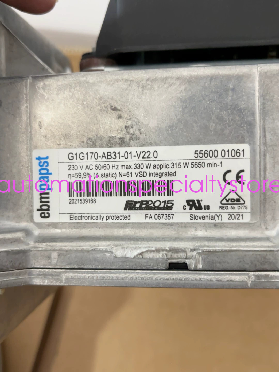 1PCS NEW EBMPAPST G1G170-AB31-01-V22.0 Fan shipping Via DHL/Fedex