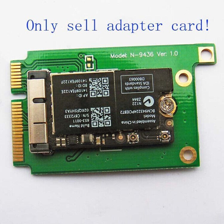 For BCM94331CD BCM943224PCIEBT2  BCM94331CSAX Wireless Module Adapter Card PCI-E