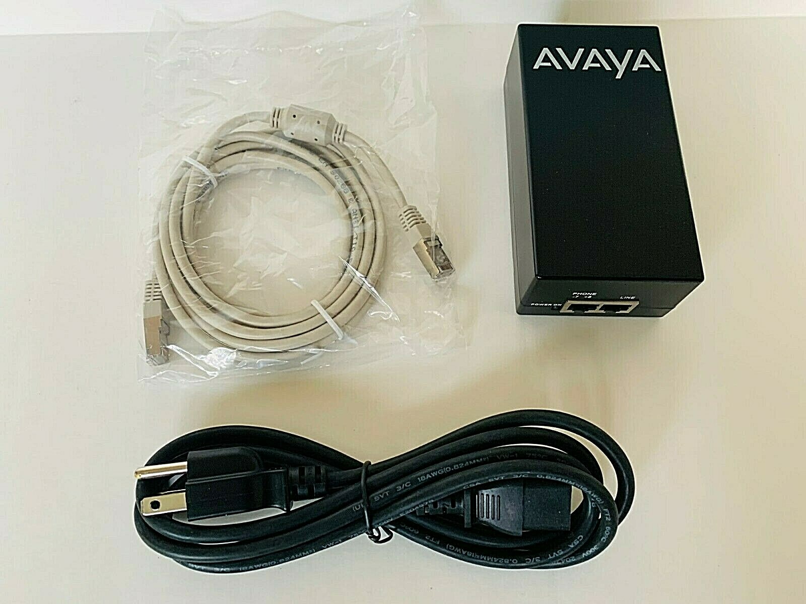 NEW 1151D1 48V Power Supply PoE Injector Adapter Avaya 4600 5600 9600 IP Phone