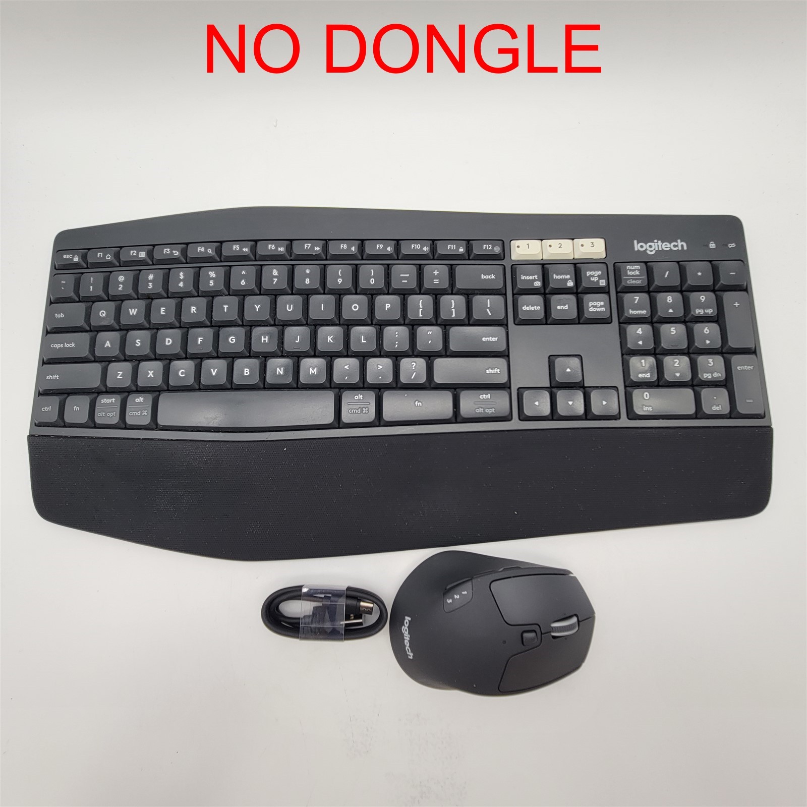 Logitech MK850 Performance Wireless Keyboard and Mouse Combo *NO DONGLE*