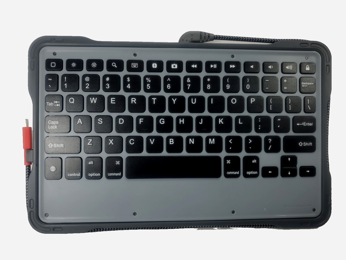 Brenthaven Edge Rugged Keyboard Model# 1018 Works w/ All Ipads Water Resistant
