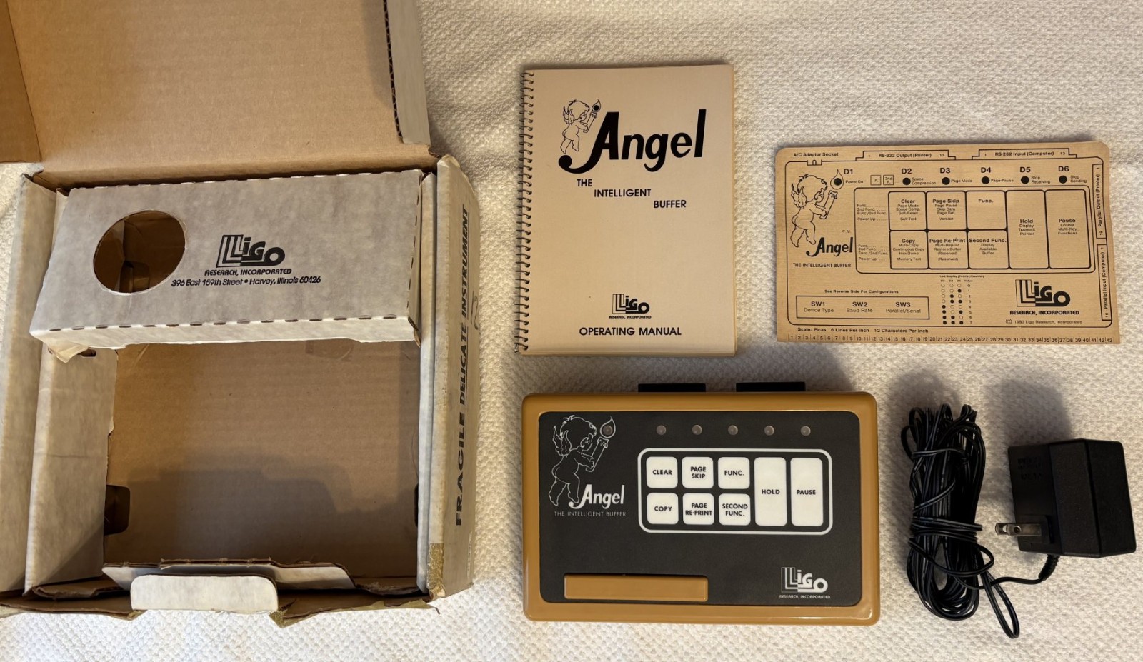 Rare Vintage 1983 Ligo Research ANGEL Intelligent Buffer, Exc. Cond, Originl Pkg