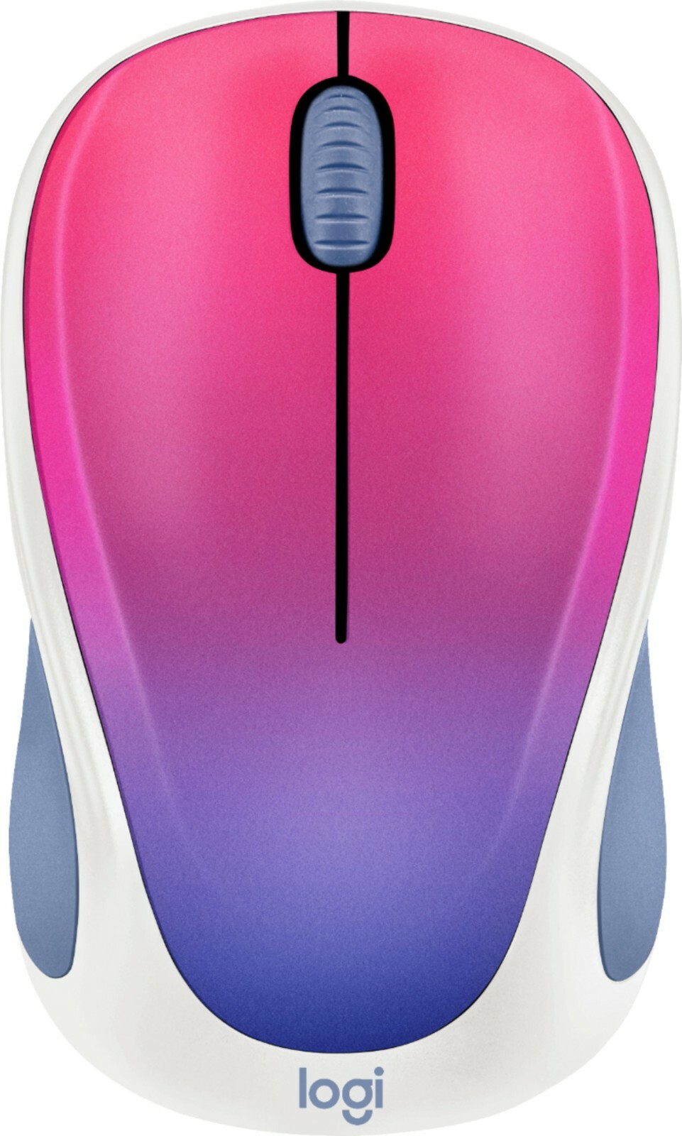 Logitech - Design Collection Wireless Optical Mouse - Blue Blush 910-005836 NEW 