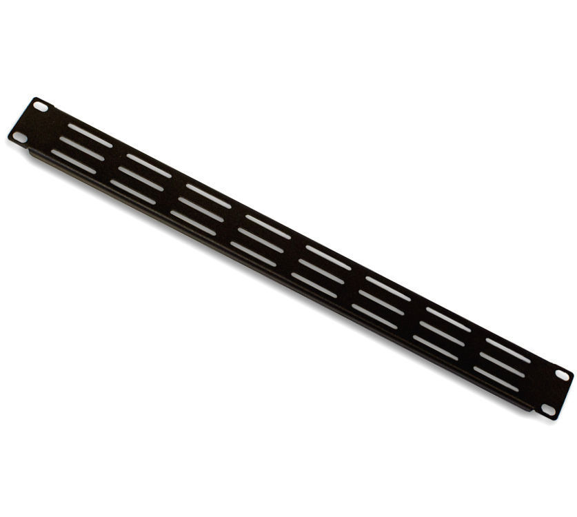 1U One Space - EIA 19" Vented Blank Rack Mount Panel Network IT Filler Spacer