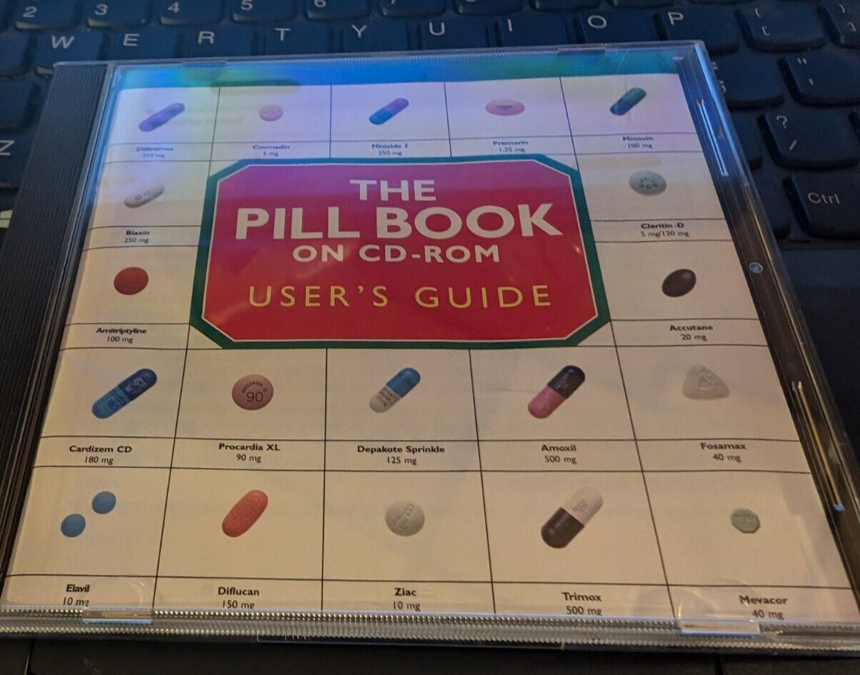 The Pill Book PC CD-ROM by Simon & Schuster Interactive (1996) - Mint Condition