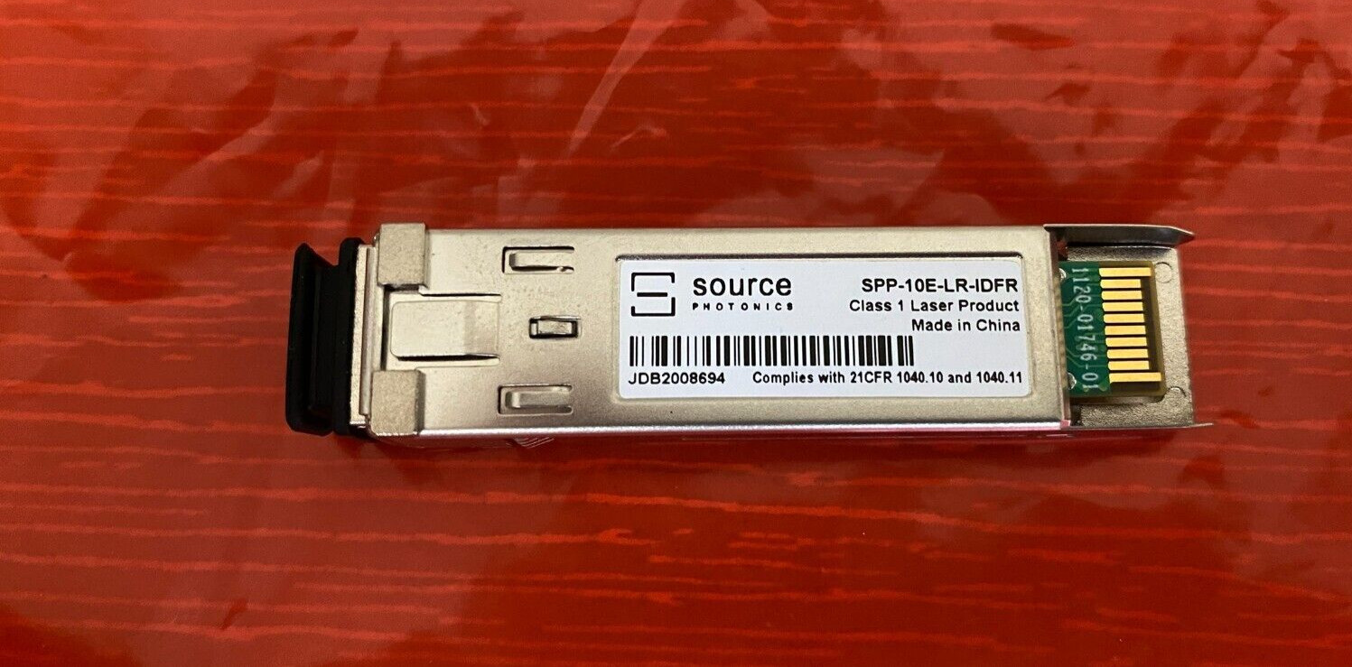 Source Photonics SFP Transceiver SPP-10E-LR-IDFR / JDB2008694