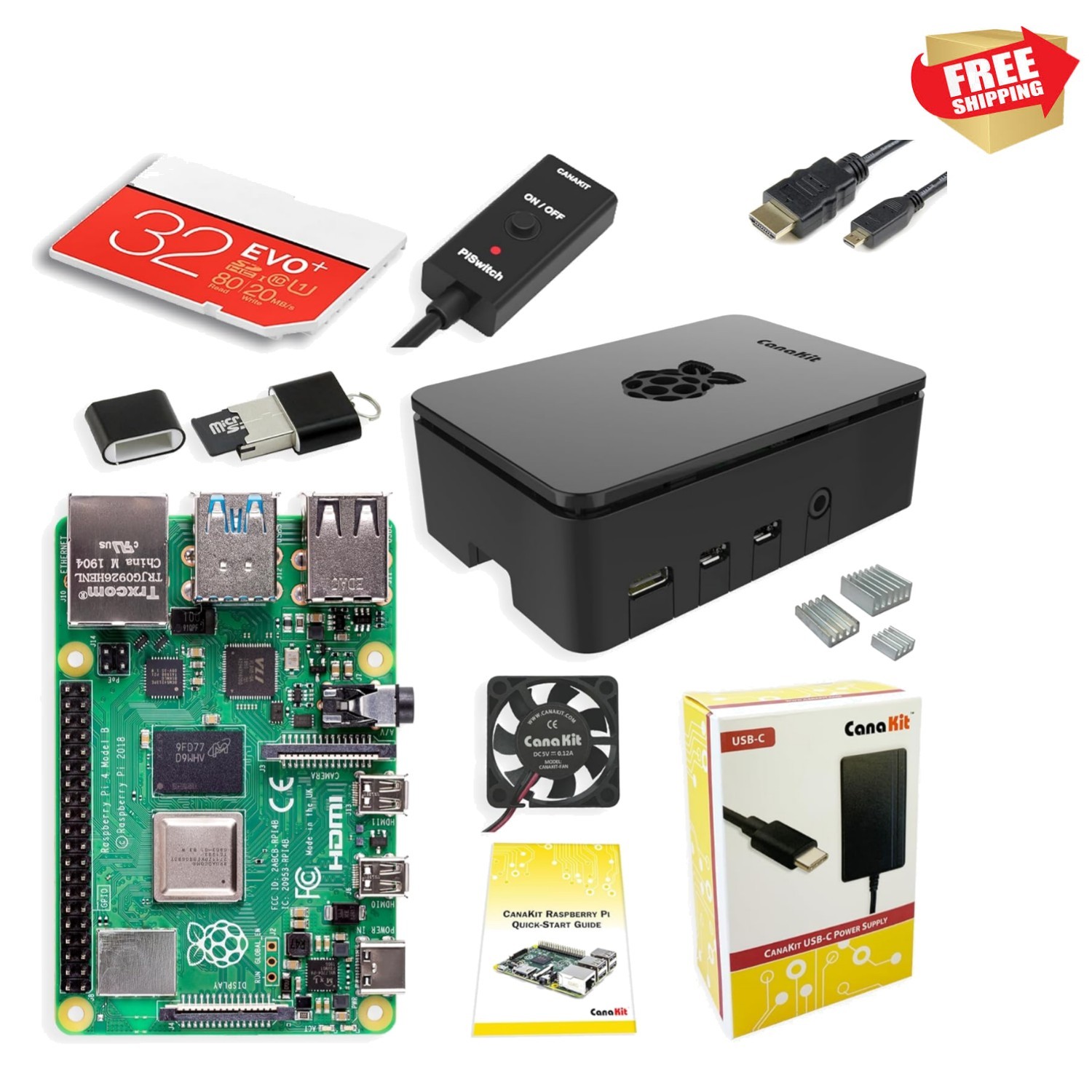 Raspberry Pi 4 Starter Kit - 2GB RAM