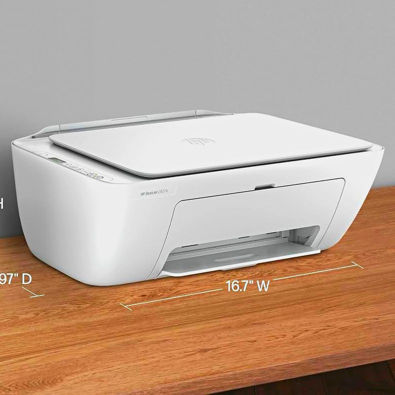 HP DeskJet 2852e Wireless All-In-One Color Inkjet Printer, White