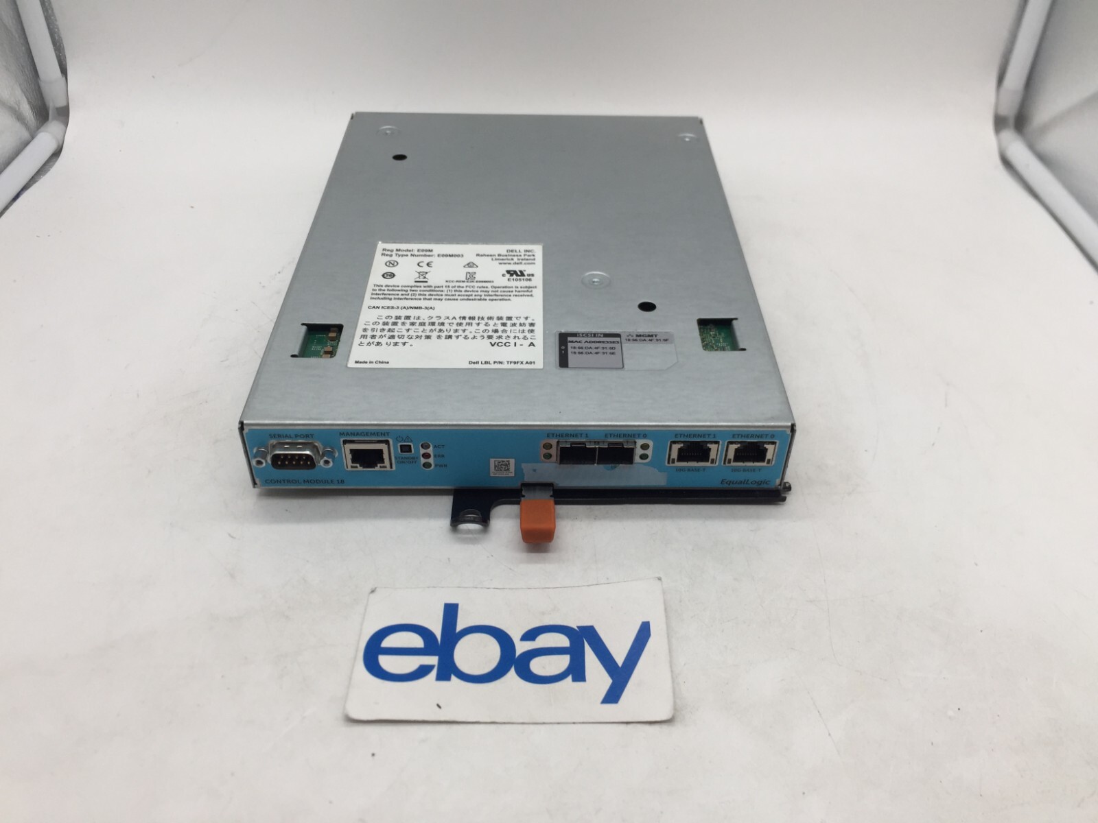 Dell NEX-900926-A PS6210 EqualLogic Controller Module 18 E09M003 FREE S/H