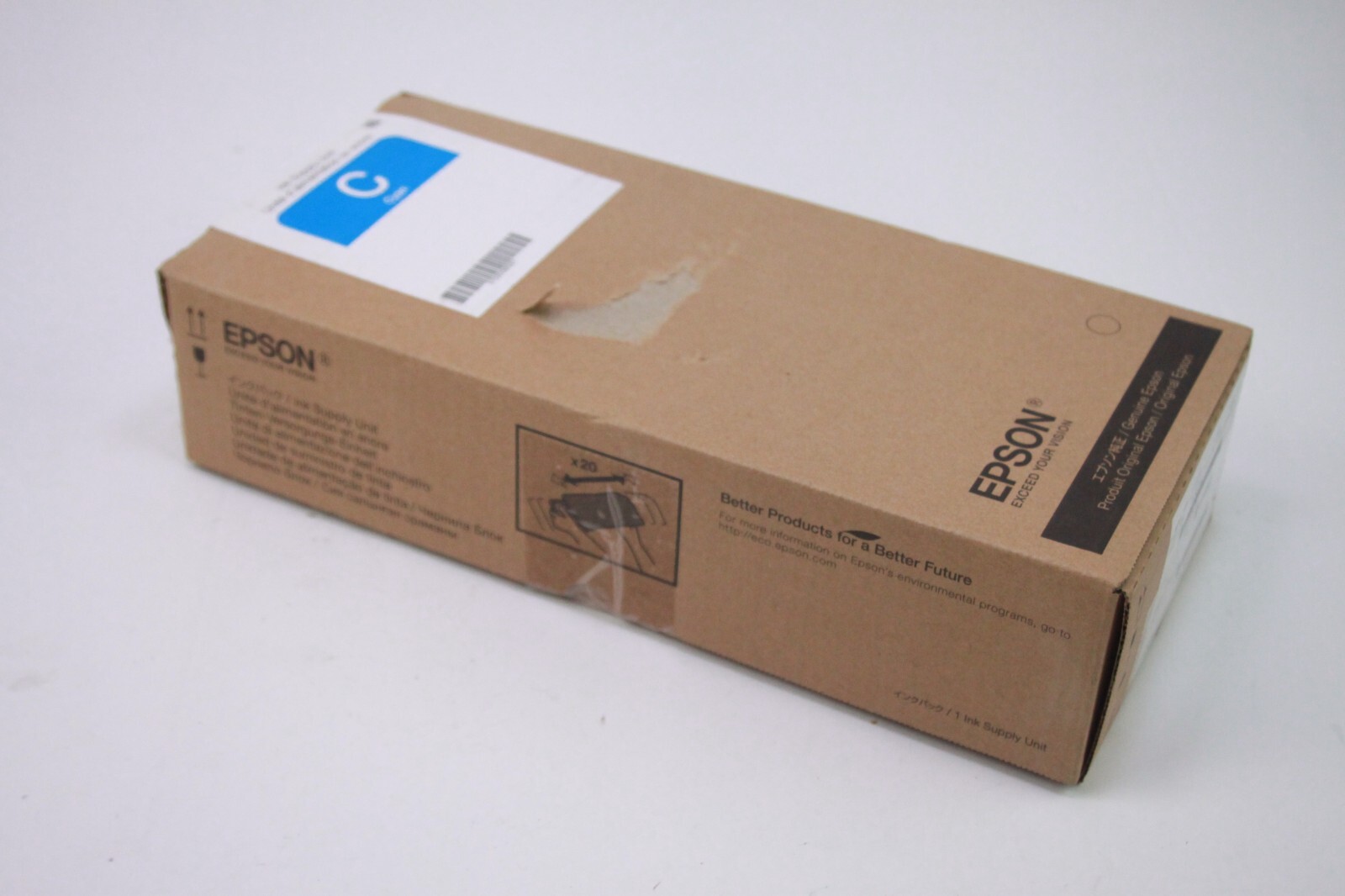 Epson R12x Ink - CYAN NEW