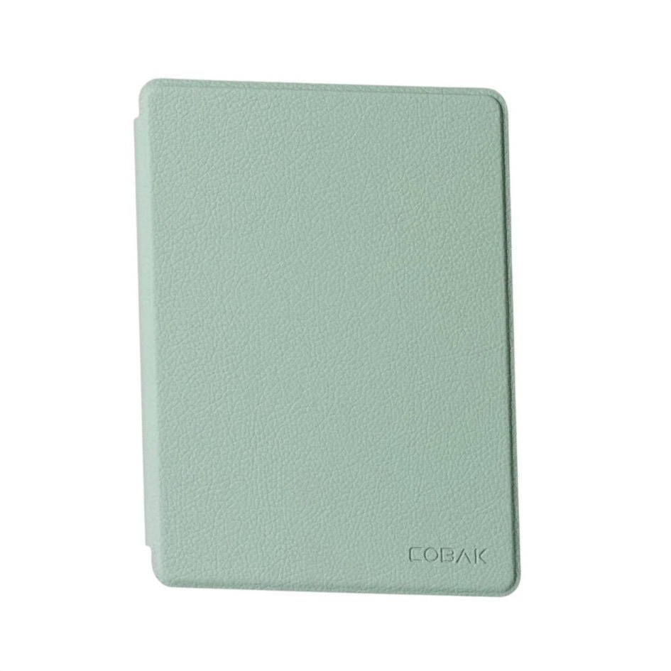 CoBak Case for Kindle Basic Sage Green Faux Leather Slim Protective Shell Cover