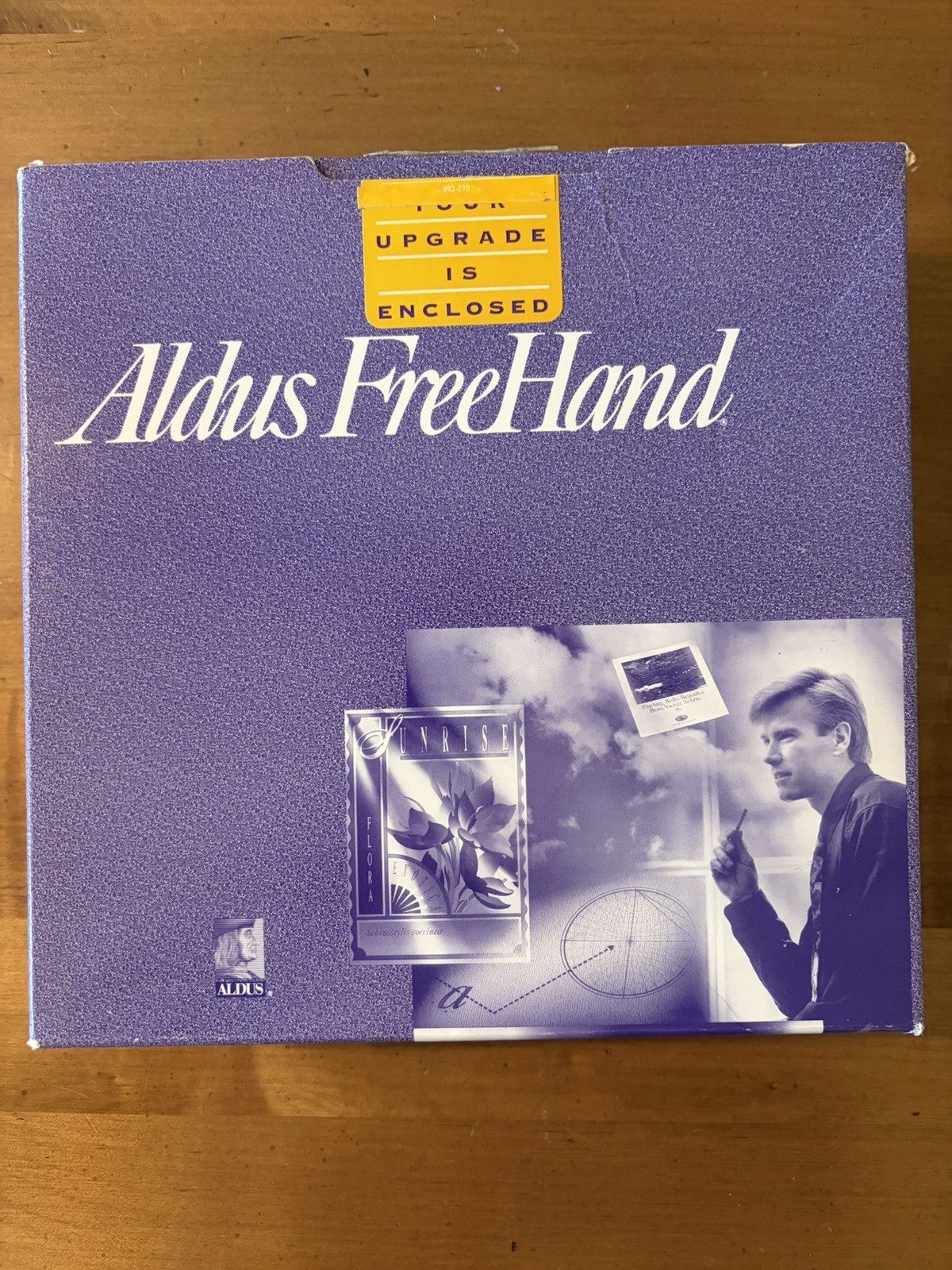 Aldus FreeHand 3.0 Macintosh Vintage Software 8 Floppy Disks Box Manuals