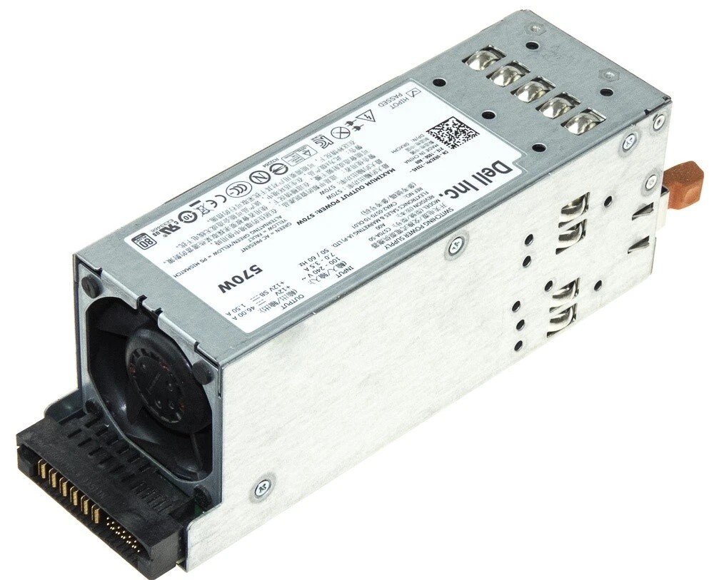 Original 570W Dell PowerEdge R710 T610 570W Power Supply C570A-S0 RXCPH 0RXCPH